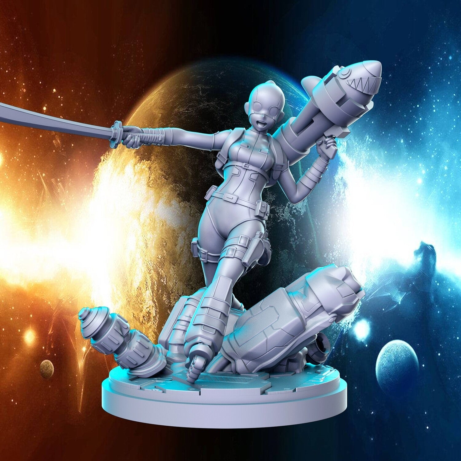 Puddle Maniac A | Super Hero Miniature | RN Estudio