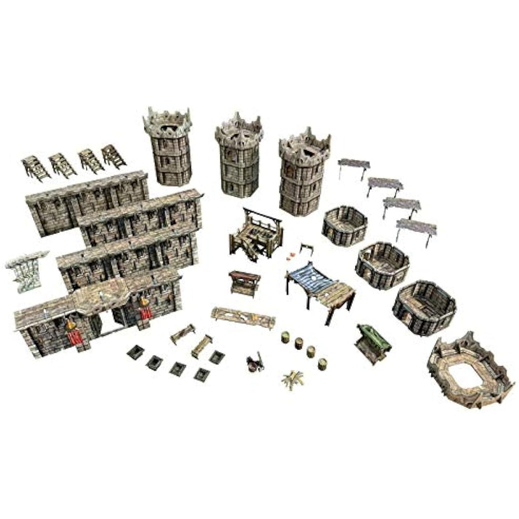 Battle Systems – Modular Fantasy Scenery – Perfect for Roleplaying and Wargames - Multi Level Tabletop Terrain for 28mm Miniatures – Colour Printed Model Diorama – (Citadel)