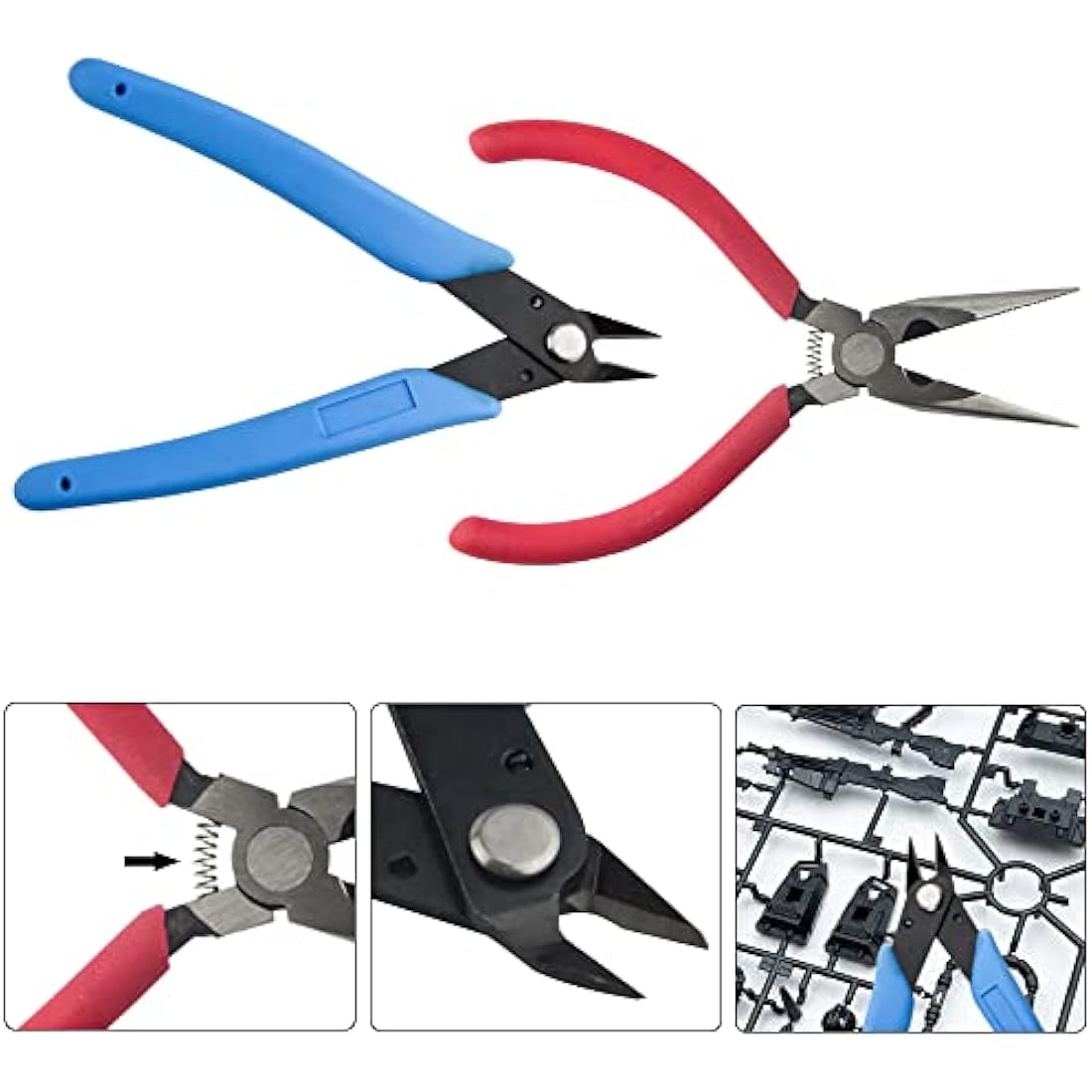 WMYCONGCONG 62 PCS Gundam Model Tools Kit Modeler Basic Tools Hobby Building Tools Kit for Buildings Cars Airplanes Model Assemble Building Repairing and Fixing