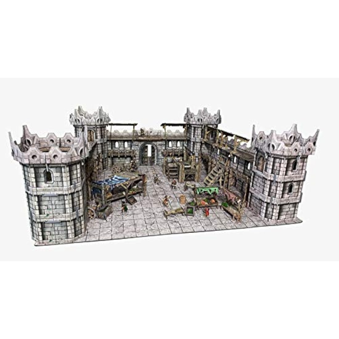 Battle Systems – Modular Fantasy Scenery – Perfect for Roleplaying and Wargames - Multi Level Tabletop Terrain for 28mm Miniatures – Colour Printed Model Diorama – (Citadel)