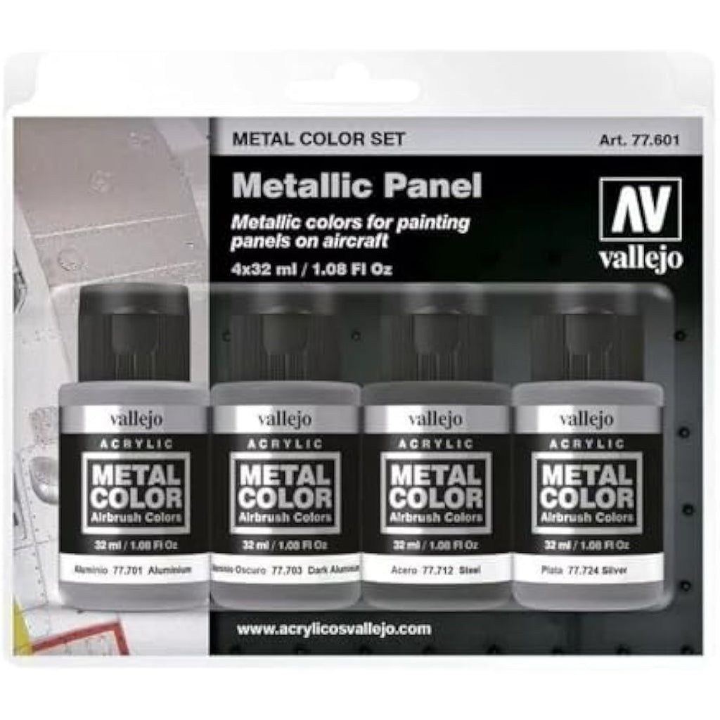 AV Vallejo Metal Color Set - Metallic Panel