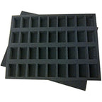 The Tyrant Army and Figure Case including foam, Made for Wargamers, DND Roleplayers & More