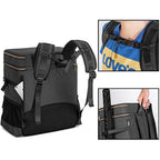 Trunab Tabletop RPG Adventurer's Backpack Compatible with Dungeons and Dragons Large DnD Travel Bag with Miniatures’ Foam Layer, Battle Mat Storage Bag, Keep D&D books, Dice, Markers - Patented Design