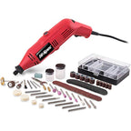 Hi-Spec 121pc 130W Corded Power Rotary Tool Kit – Multi Tool with Dremel Compatible Bit Accessories for Drill, Cut, Trim, Grind & Sand. DIY Repairs, Hobbies & Craft Projects