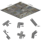 Battle Systems Sci-Fi Terrain - 28mm Modular 3D Space Terrain - Perfect for Wargaming and Roleplaying Tabletop Games - Full Colour Printed 3D 40K Multi Level Building Models (Frontier Core Set)