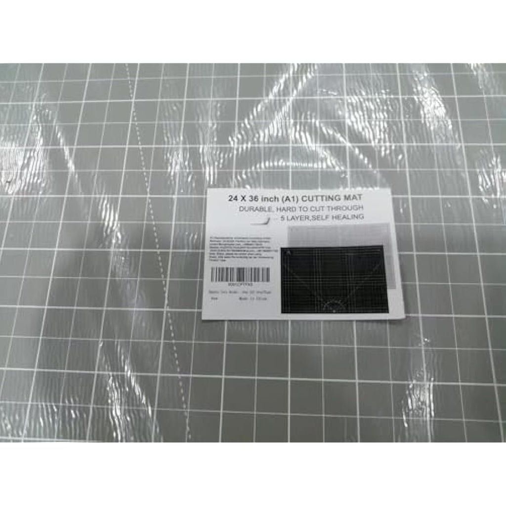 Headley Tools 24 x 36 Inch Thickened Self Healing Sewing Cutting Mat, A1 Rotary Cutting Sewing Mat for Crafts, Double Sided 5-Ply Table Cutting Board for Fabric Quilting Leather Arts Hobby, Grey/Black