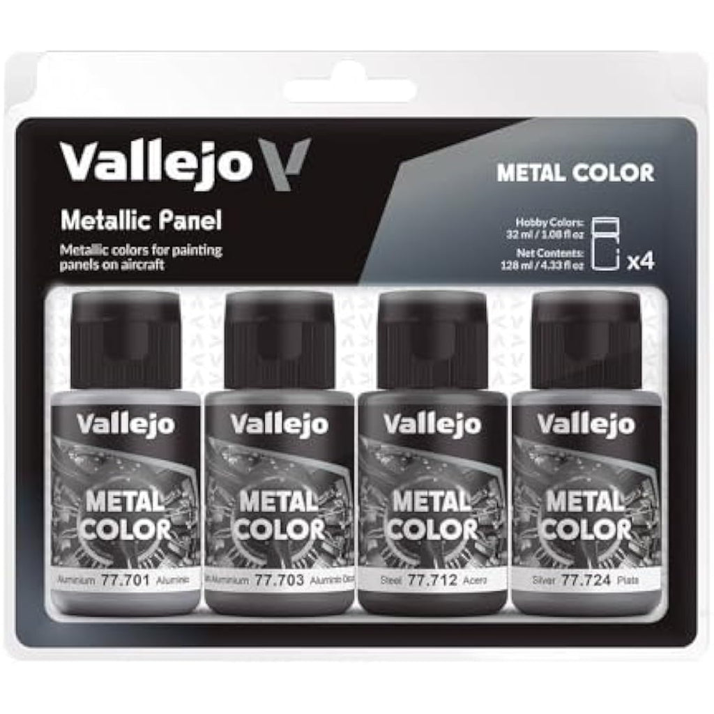 AV Vallejo Metal Color Set - Metallic Panel