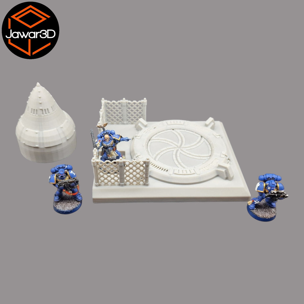 Launch Hatch - 28mm Wargaming Scatter Terrain Scenery Tabletop Miniature