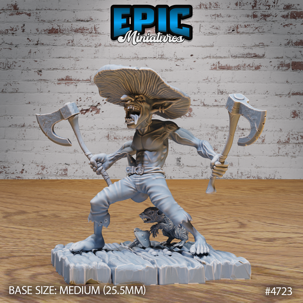 Epic Miniatures - Mushroom Goblin | 3D Printed D&D Tabletop Miniature