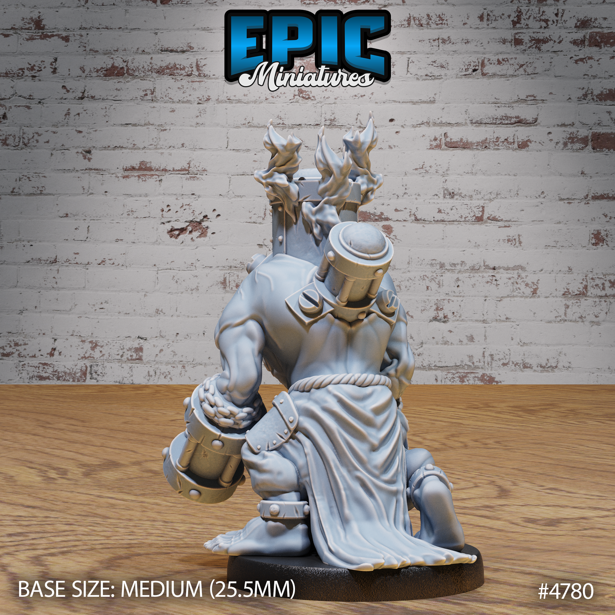Epic Miniatures - Steam Society | Steam Servant - Steampunk D&D Tabletop Miniature