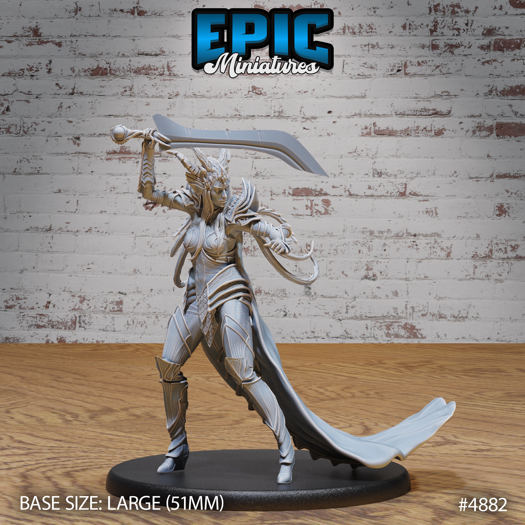 Queen Tiamat Avatar #4881-#4883 by Epic Miniatures | D&D Tabletop Miniatures