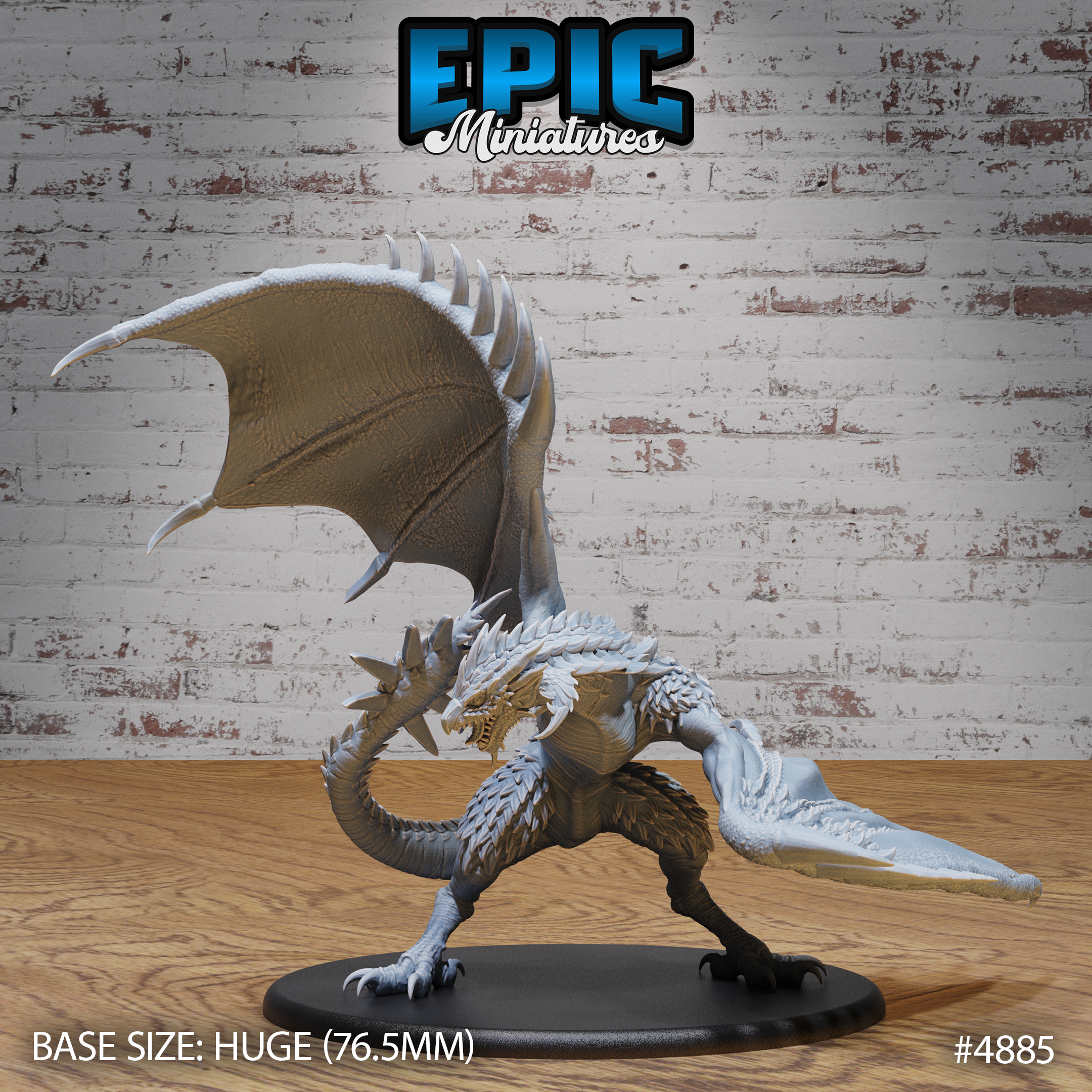 Demise Wyvern #4884-#4886 by Epic Miniatures | D&D Tabletop Miniatures