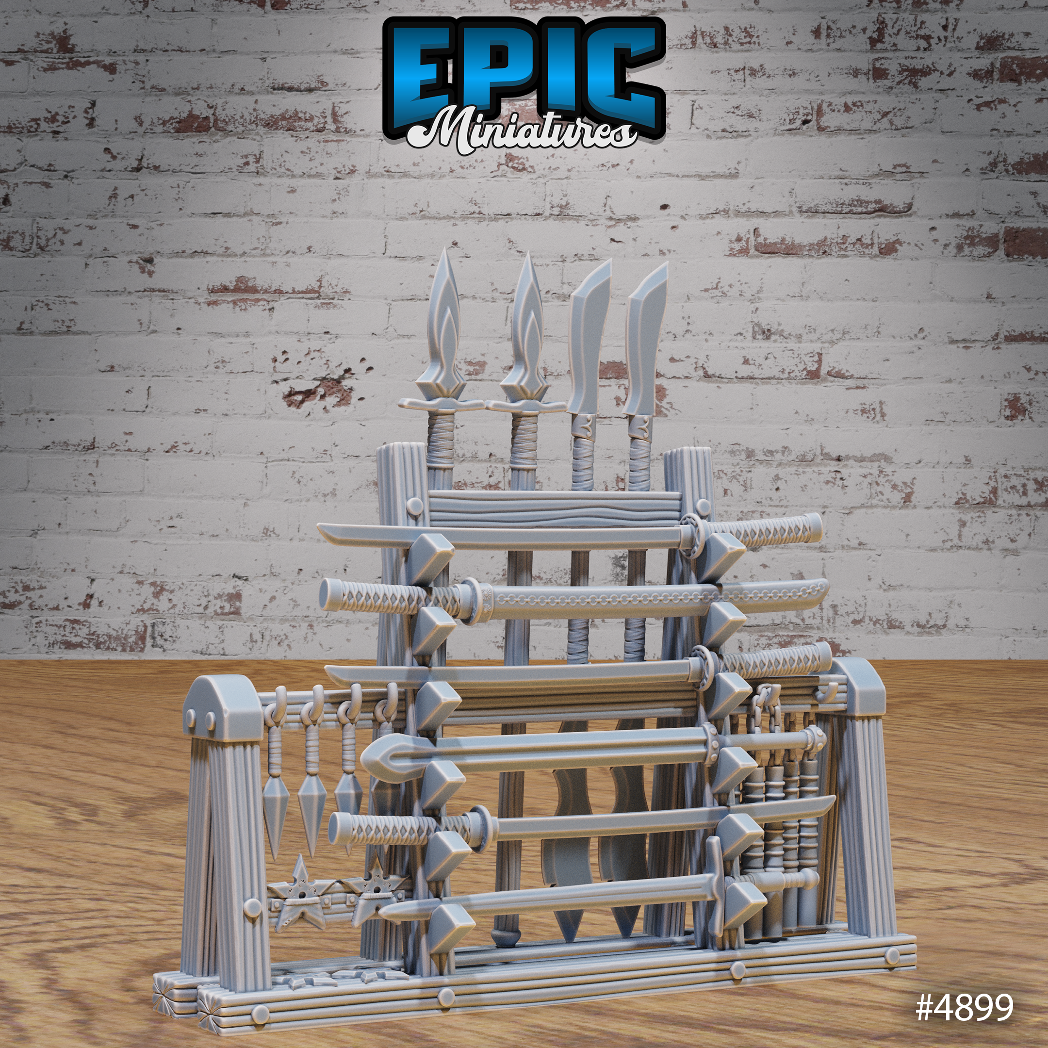 Eastern Temple Terrain Scatter Full Set of 35 Models | Legends of the East | Epic Miniatures | D&D Tabletop Miniature