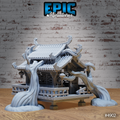 Village Houses | Legends of the East Collection | Epic Miniatures | D&D Tabletop Miniature