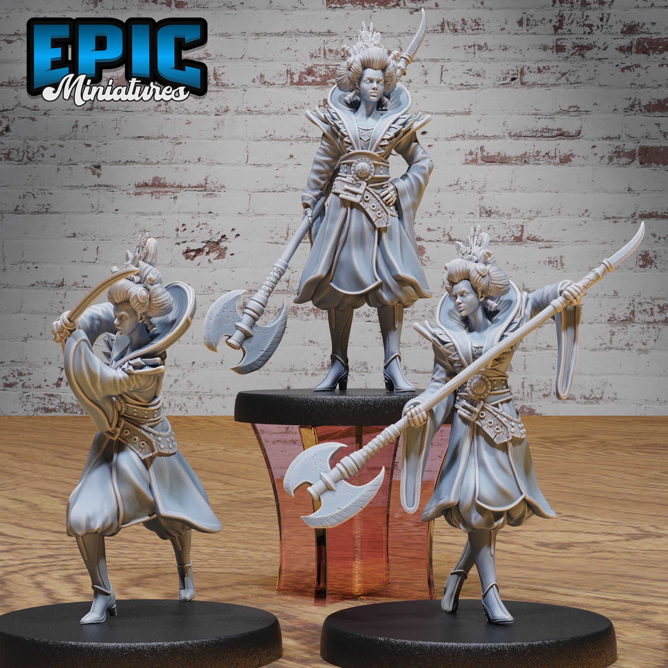 Warrior Empress #4921-#4923 | Epic Miniatures | D&D Tabletop Miniature | Regal Fighter for Fantasy Roleplaying & Wargaming