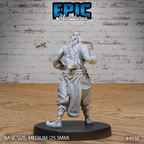 Martial Arts Monk #4938-#4940 | Epic Miniatures | D&D Tabletop Miniature | Skilled Hand-to-Hand Fighter for Fantasy Roleplaying