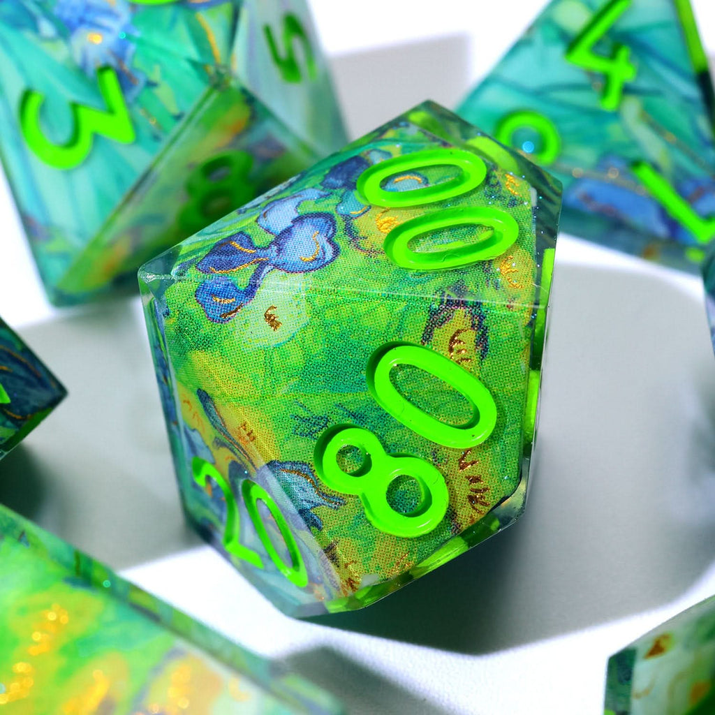 Bluemorn Grove | Art Core Dice | 7 Piece Set