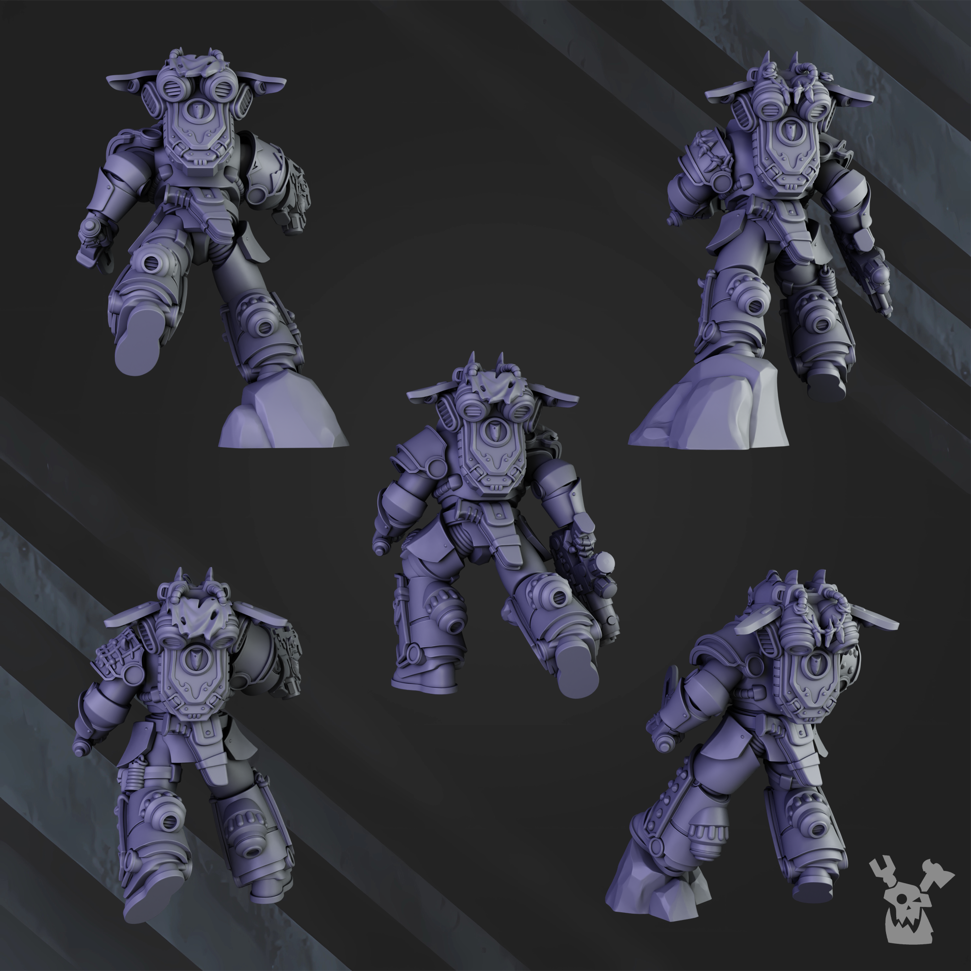 White Megalodon Clan Storm Squad | Battle Brothers | DakkaDakka