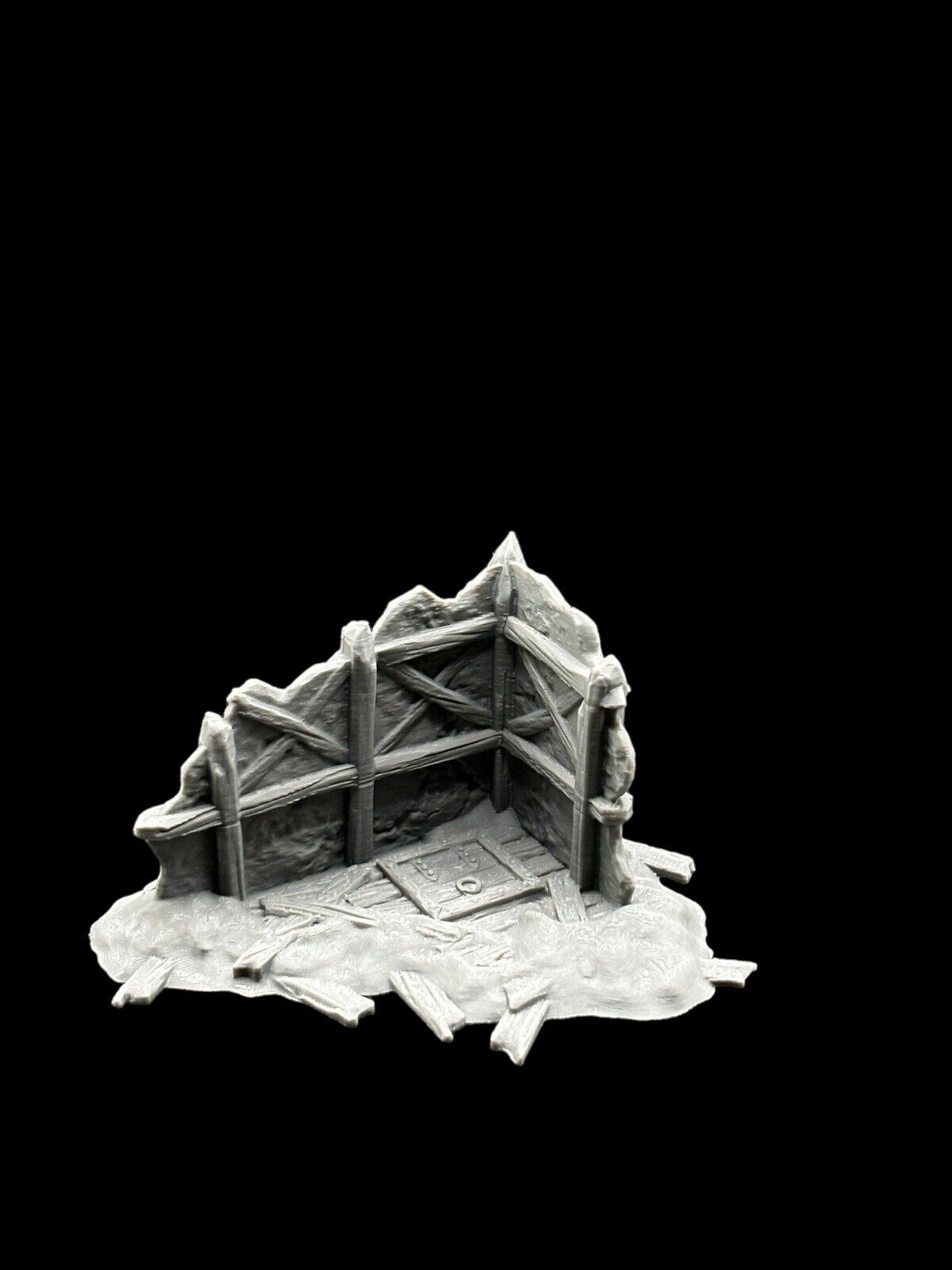28mm Building Ruins Terrain Scenery for DND, Warhammer, Wargames