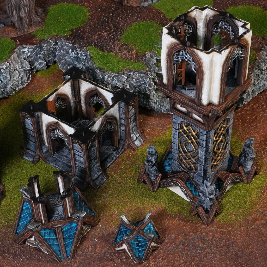 Elven Watchtower - 28mm DND/Wargame/RPG Terrain