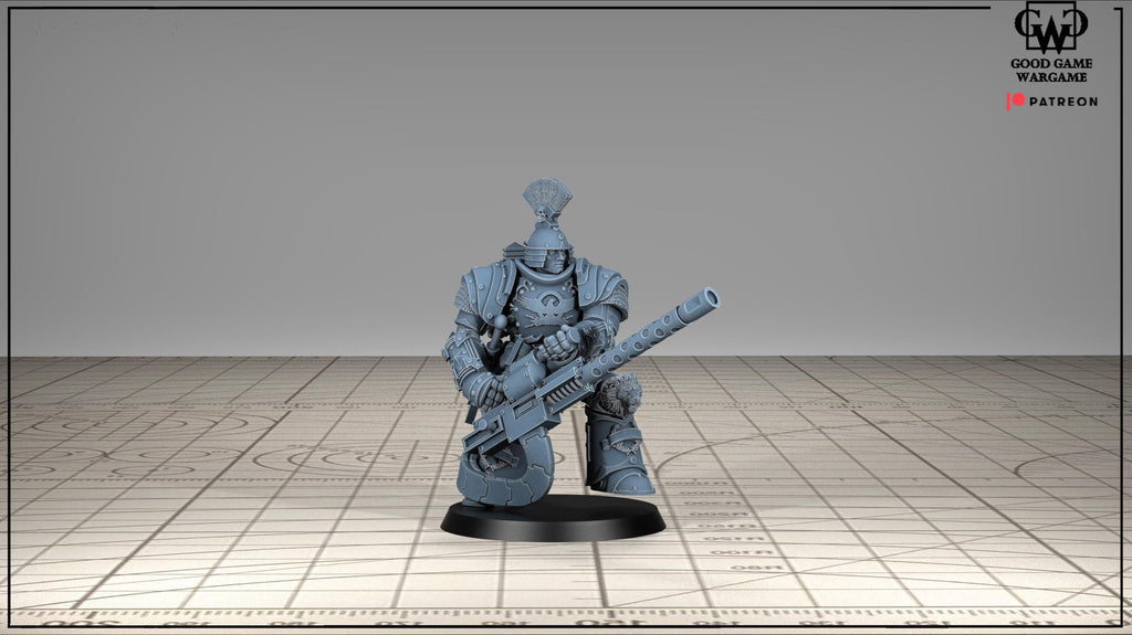 Tonantis Warrior HSQ 2 Thunder Warriors SQ Melee Unit by GGW (5 figures supplied) prebuilt