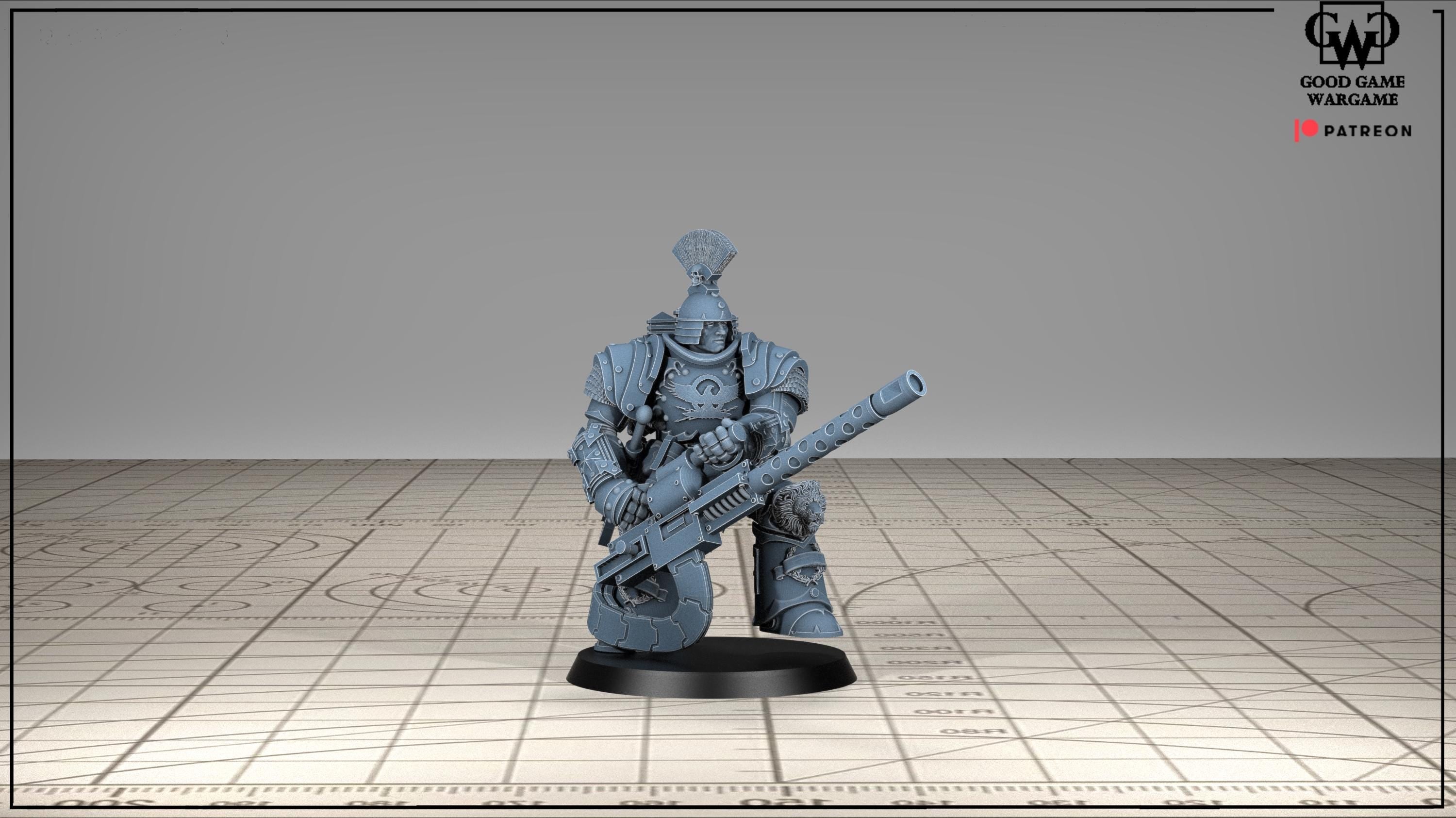 Tonantis Warrior HSQ 2 Thunder Warriors SQ Melee Unit by GGW (5 figures supplied) prebuilt