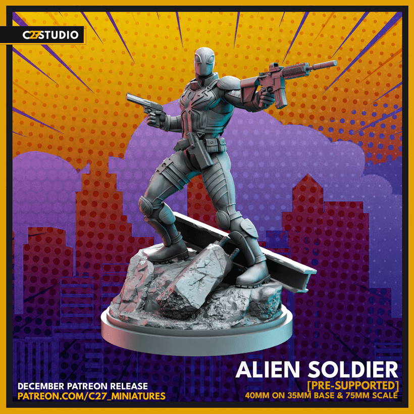The Spider-verse | Super Hero Sci-Fi Miniature | C27 Studio