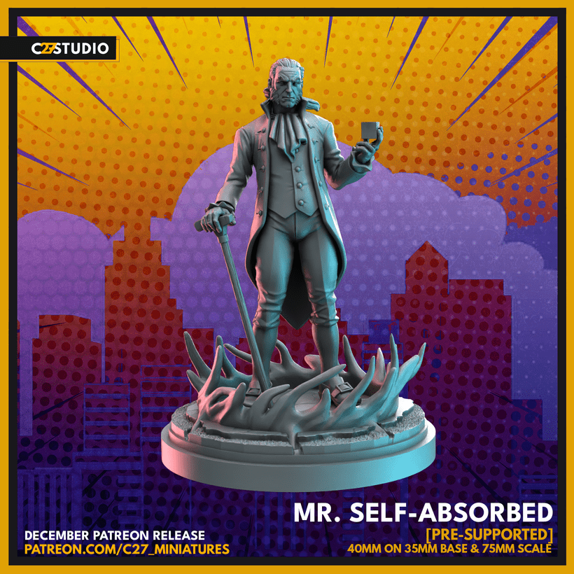 Hellfire Group | Super Hero Sci-Fi Miniature | C27 Studio