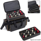 Trunab Tabletop RPG Adventurer's Bag Compatible with Dungeons and Dragons Large DND Bag with Miniatures’ Foam Layer, Battle Mat Storage Bag, Store Handbook, Dice & More - Patented Design