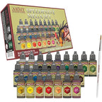 The Army Painter Speedpaint Mega Set, 24 Dropper Bottles of Non Toxic 18ml Acrylic Paints with Mixing Balls including 1 Monster Paint Brush, Speed Paint Set for Miniature Model Painting