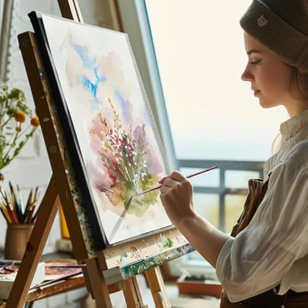 Kolinsky Sable Fine Detail Paint Brushes - 3pcs Detail Paint Brushes for Acrylic Watercor, Small Miniature Paint Brush Set Use for Warhammer,Mini Paints,Paint by Number,Figurine (00 0 1)