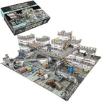 Battle Systems Sci-Fi Terrain - 28mm Modular 3D Space Terrain - Perfect for Wargaming and Roleplaying Tabletop Games - Full Colour Printed 3D Multi Level Building Models (Galactic Core Set)