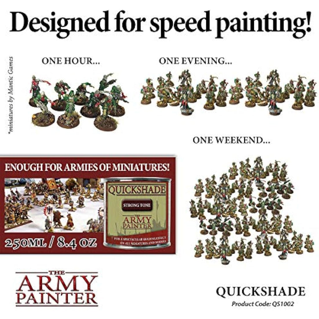 The Army Painter Q1002 250ml Quickshade Strong Tone Tin