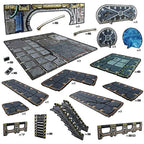 Battle Systems Sci-Fi Terrain - 28mm Modular 3D Space Terrain - Perfect for Wargaming and Roleplaying Tabletop Games - Full Colour Printed 3D 40K Multi Level Building Models (Frontier Core Set)