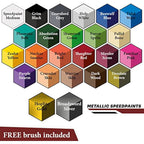 The Army Painter Speedpaint 2.0 Most Wanted Paint Set Combo, Acrylic Contrast Paint Set with 24 Dropper Bottles of 18ml and 2 brushes, For Miniature Painting