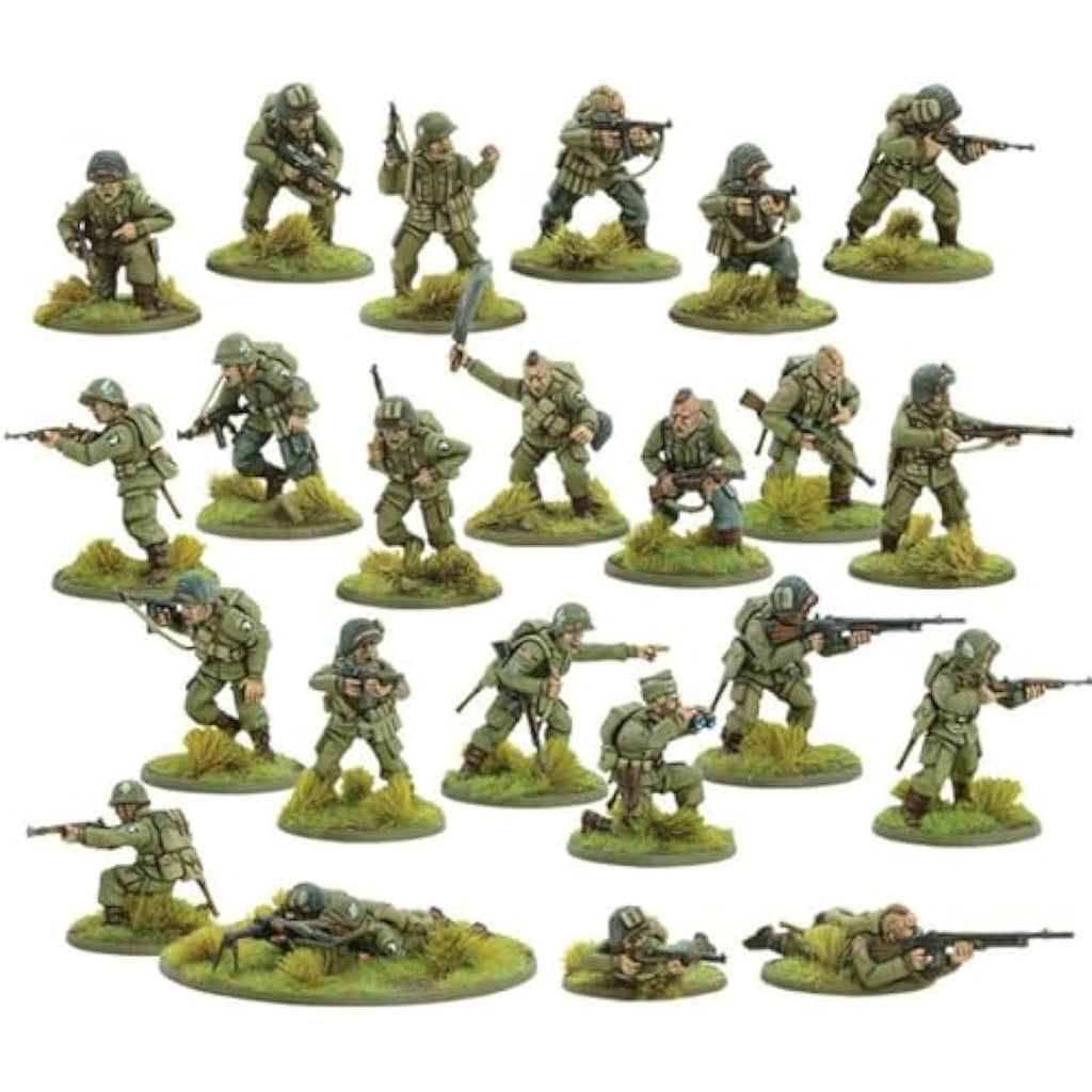 Warlord Games US Airborne - 28mm Scale Plastic Miniatures for Bolt Action Highly Detailed World War 2 Miniatures for Table-top Wargaming