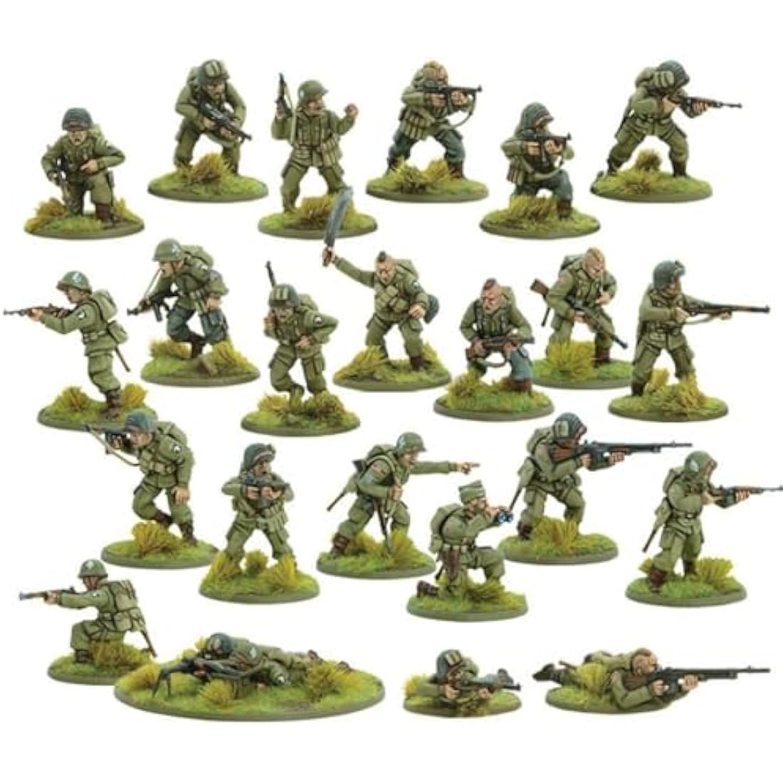 Warlord Games US Airborne - 28mm Scale Plastic Miniatures for Bolt Action Highly Detailed World War 2 Miniatures for Table-top Wargaming