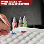 The Army Painter, Wargamers Edition Wet Palette XL, incl. 50 Hydro Sheets, 2 Hydro Foams & Brush Storage - Wet Palette for Miniatures Acrylic Paint, Dnd & Warhammer