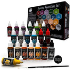 Grinning Gargoyle Fantasy Model Paint Set - The Army Paint Miniature Set - 20x Acrylic Paints and Brush for Tabletop Figures - Hobby Painting (Core)
