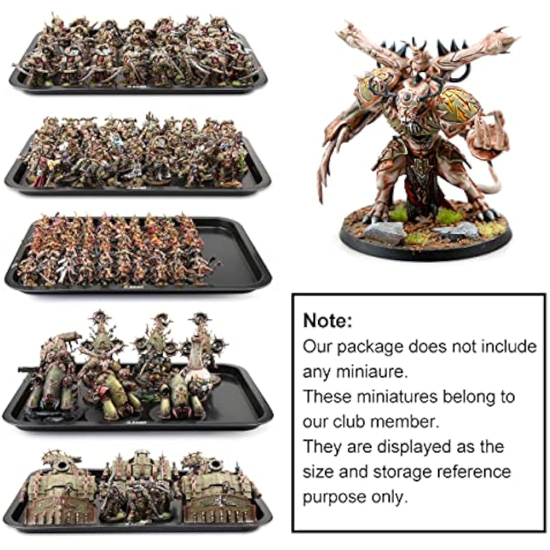 Jucoci Miniatures Storage Case Miniatures Transport Case (Large Size)