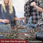 The Army Painter Speedpaint 2.0 Most Wanted Paint Set Combo, Acrylic Contrast Paint Set with 24 Dropper Bottles of 18ml and 2 brushes, For Miniature Painting