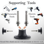 Tshya VPS27001 270Pack 2inch Sanding Discs Pad Variety Kit for Drill Grinder Rotary Tools Die Grinder Accessories with 1/8 inch&1/4 inch Shank Backer Plate, Sanding Pads Includes 36-3000 Grit,Blue