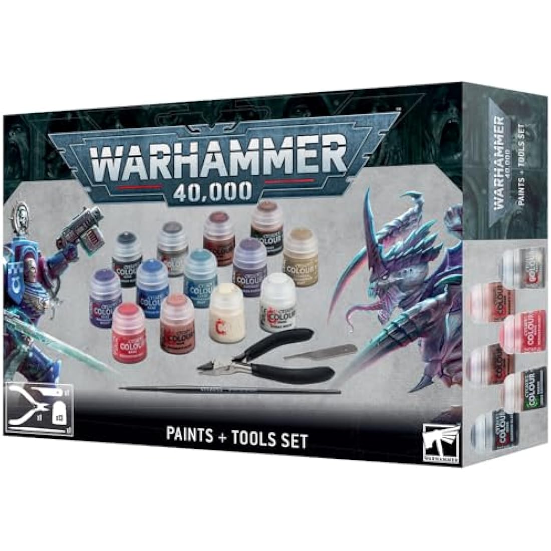 Games Workshop - Warhammer 40,000: Paints + Tools Set