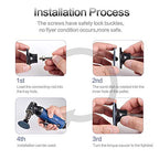 Tshya VPS27001 270Pack 2inch Sanding Discs Pad Variety Kit for Drill Grinder Rotary Tools Die Grinder Accessories with 1/8 inch&1/4 inch Shank Backer Plate, Sanding Pads Includes 36-3000 Grit,Blue