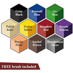 The Army Painter, Speedpaint 2.0 Starter Set Combo, Beginner Paint Set, 10 x 18 ml Acrylic Contrast Paints incl. 2 Free Brushes for DnD and Warhammer Miniature Figures