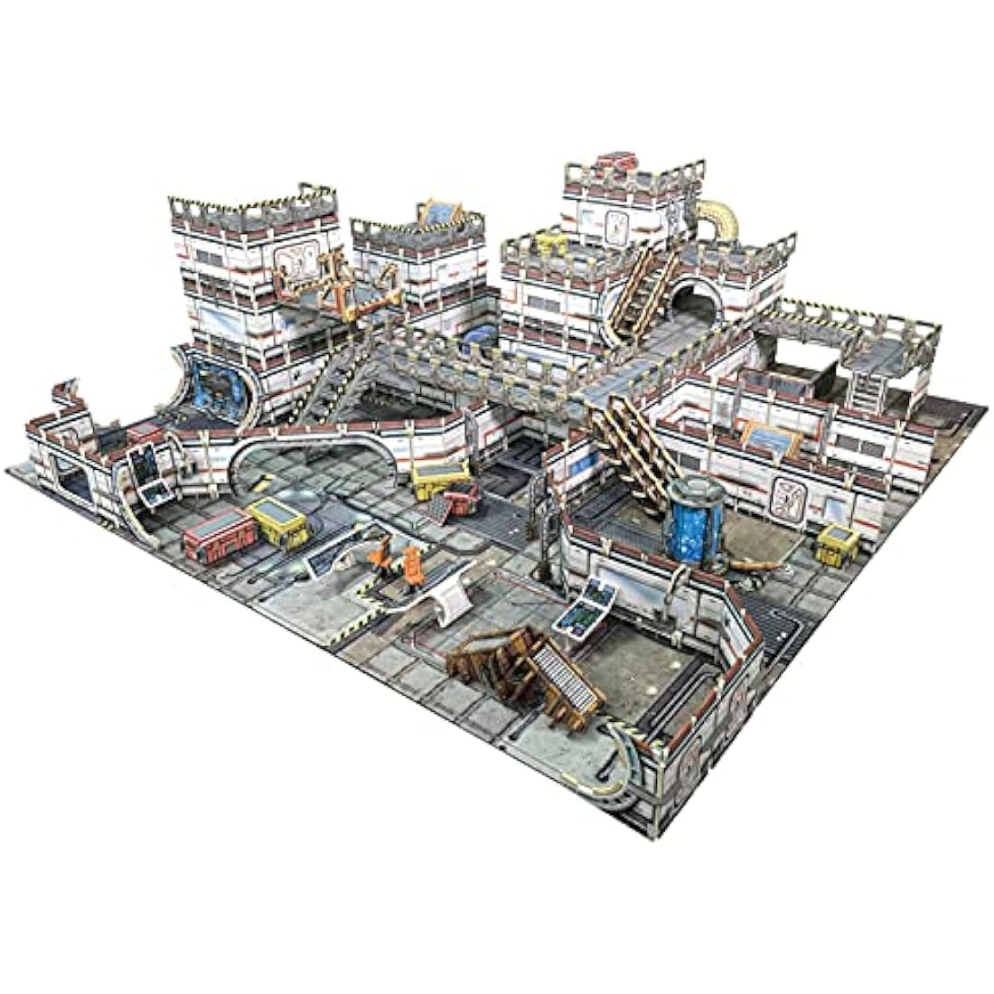 Battle Systems Sci-Fi Terrain - 28mm Modular 3D Space Terrain - Perfect for Wargaming and Roleplaying Tabletop Games - Full Colour Printed 3D Multi Level Building Models (Galactic Core Set)