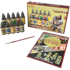 The Army Painter, Speedpaint 2.0 Starter Set, Beginner Paint Set, 10 x 18 ml Acrylic Contrast Paints incl. 1 Free Basecoating Brush for DnD and Warhammer Figures