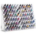 Plydolex Vallejo Acrylic Paint Rack Organizer With 72 Holes for Miniature Set - Wall-Mounted Organizers and Storage - Bottle Holder 15.8x5.1x11.6 Inch