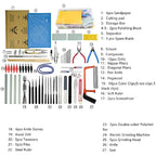 WMYCONGCONG 62 PCS Gundam Model Tools Kit Modeler Basic Tools Hobby Building Tools Kit for Buildings Cars Airplanes Model Assemble Building Repairing and Fixing