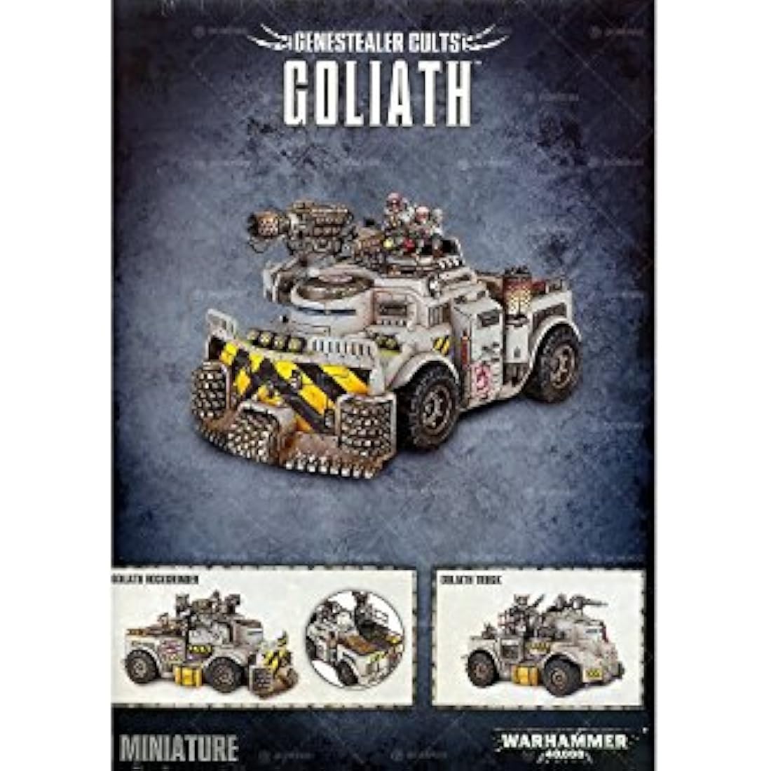 Games Workshop 99120117002" Warhammer 40K Gene Stealer Cults Goliath Action Figure, Black